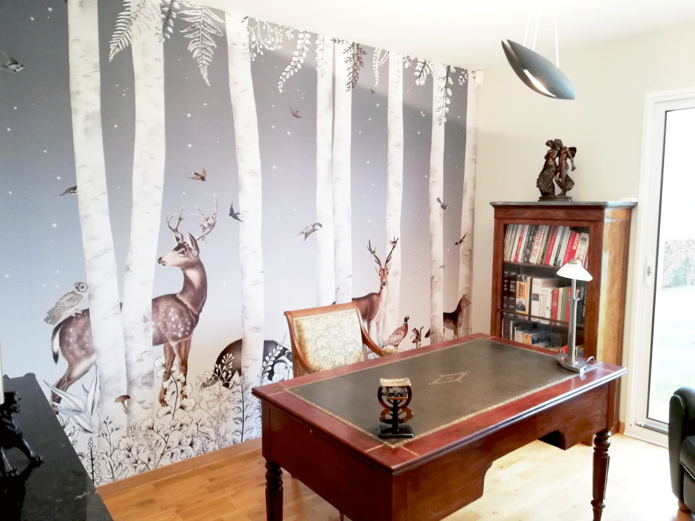 Relooking d'une maison oser le papier peint panoramique