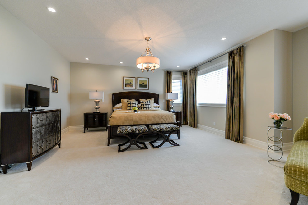 Home design - transitional home design idea in Edmonton