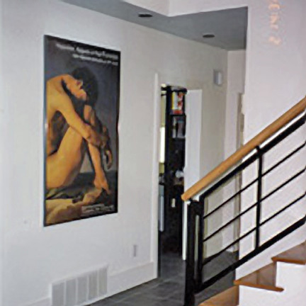Entry contemporary-staircase