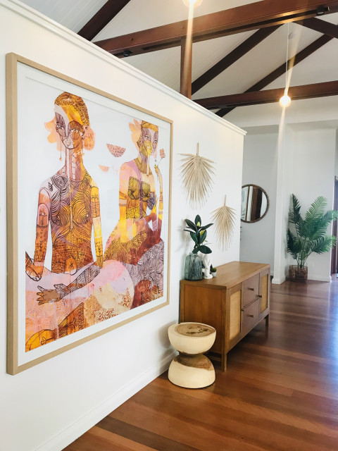 Kewarra Beach Renovation contemporary-living-room