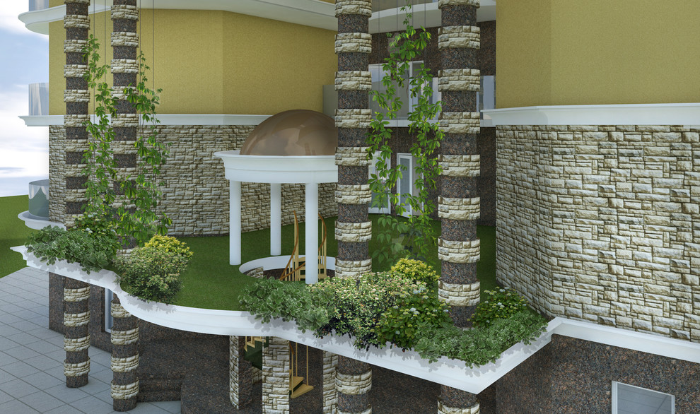 Индивидуальный жилой дом в городе Раменское московской области. Эскизный проект.