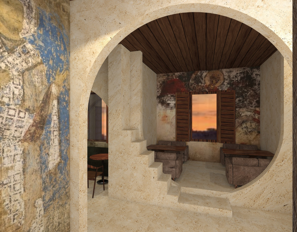 дизайн-проект кафе Вардзия