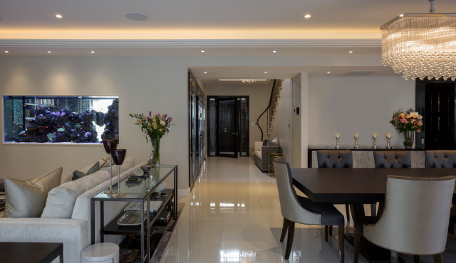 Winnington Road contemporary-vardagsrum