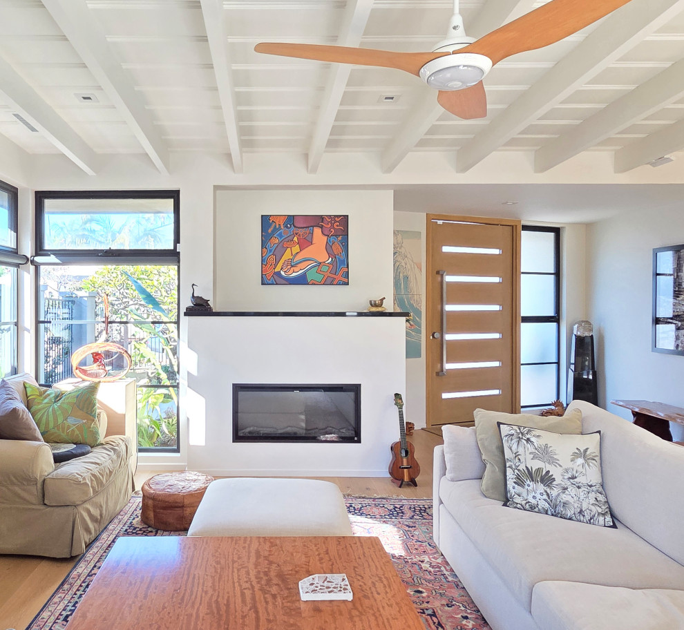 Mid-Century Modern House with Contemporary Art Collection