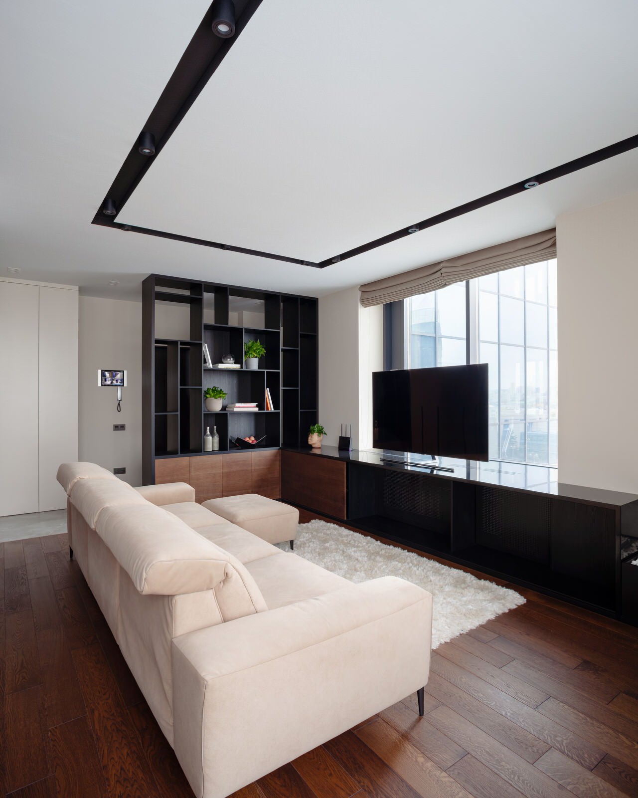 Интерьер квартиры R18-R19 в комплексе апартаментов Radius Central House