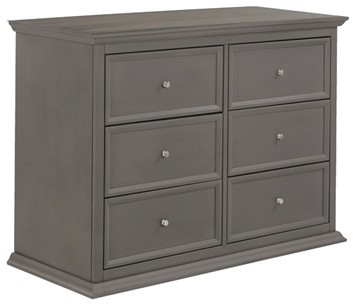 Mdb Classic Foothill Louis 6 Drawer Changer Dresser With Tray