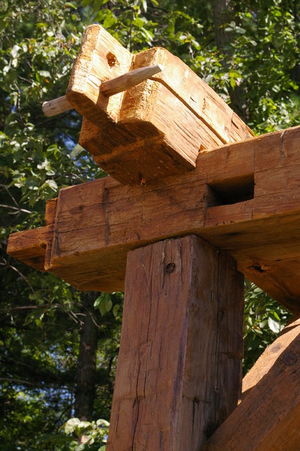 Barn Beam Pergolas Traditional Landscape Toronto By Sticks