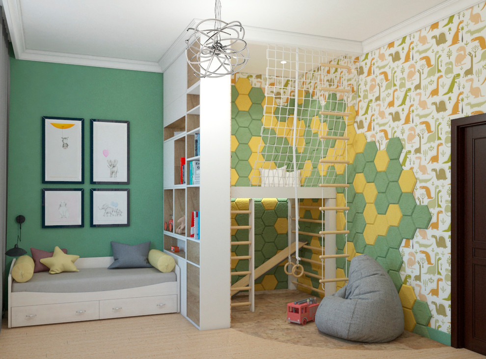 Детская комната с игровым комплексом