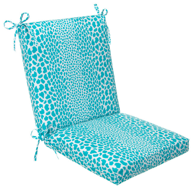 Indoor Outdoor Square Chair Cushion Catwalk Aqua Contemporary Indoor Outdoor Square Chair Cushion