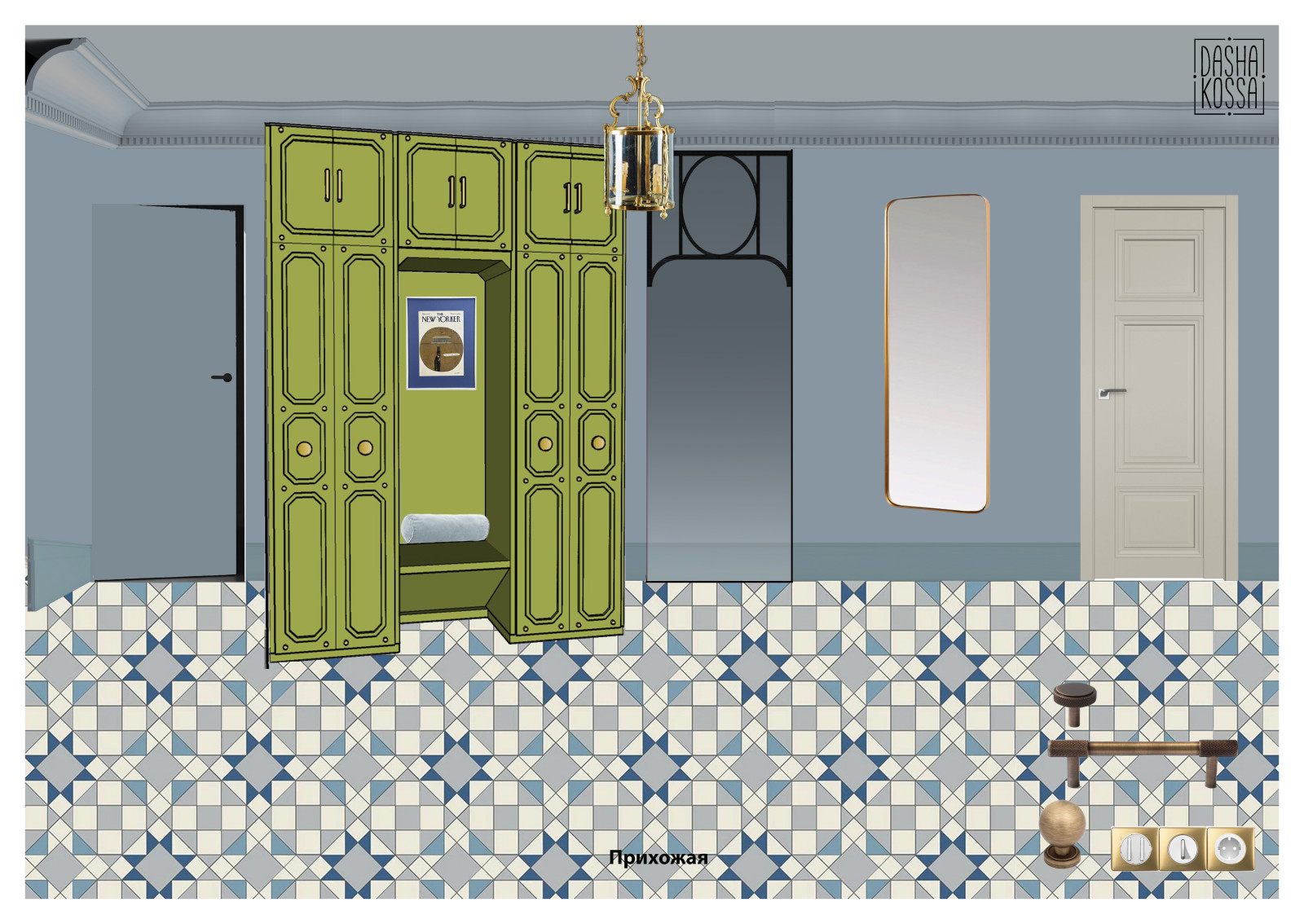 Fairy Embroidery. Двухуровневая квартира как союз изящных искусств!