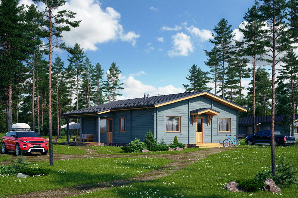 Дом из клеёного бруса сезонного проживания "Базис 1"