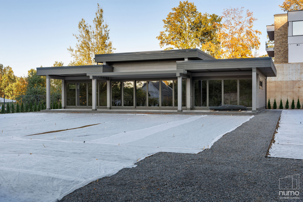 Деревянный загородный дом