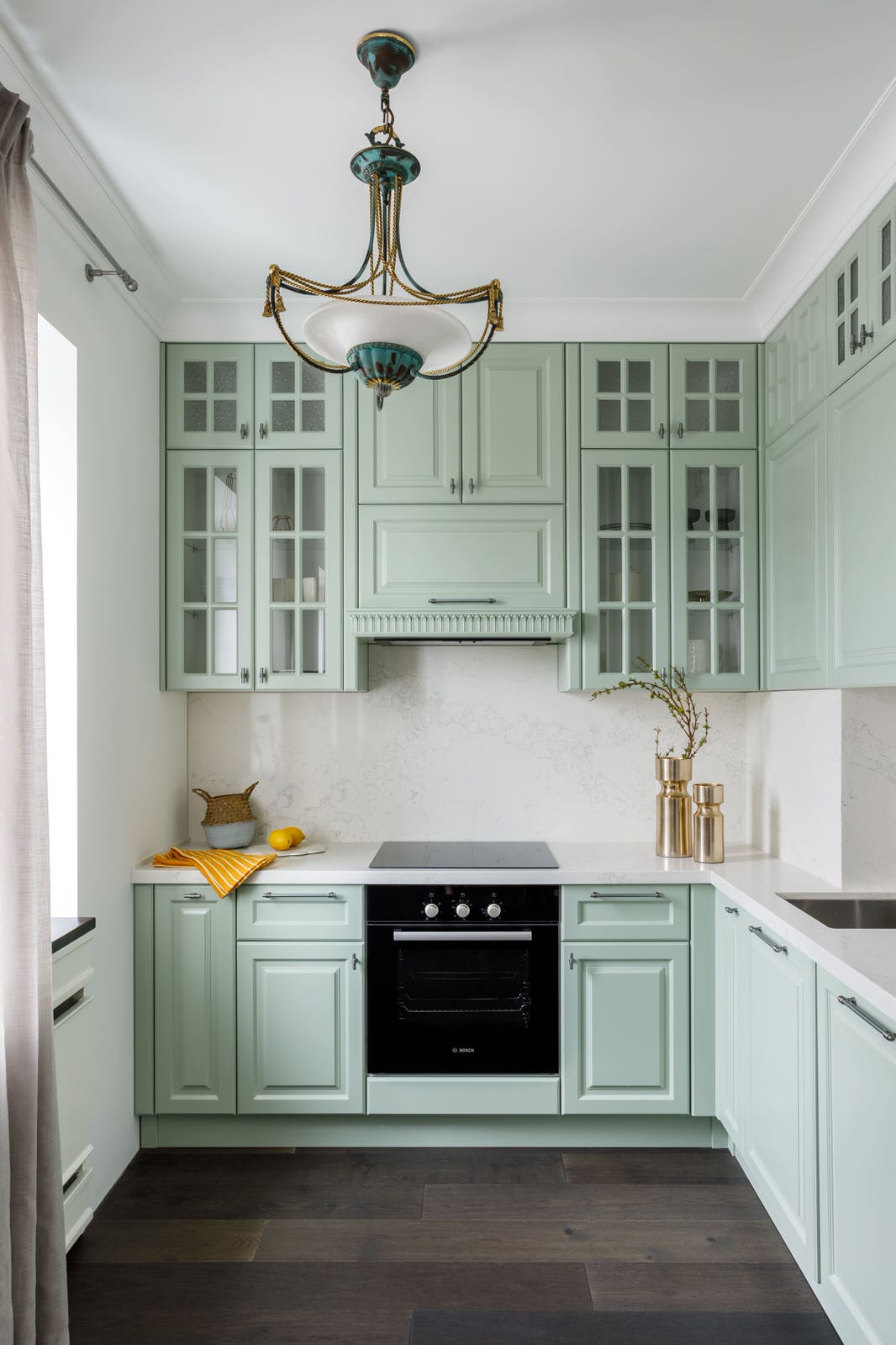 Студия в неоклассическом стиле 48м2