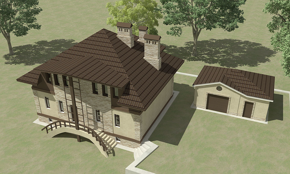 Жилой загородный дом