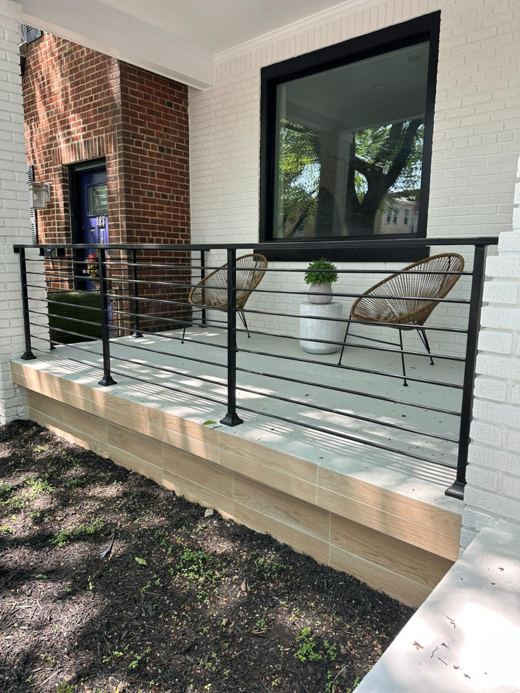 Front entrance Metal Railings & Handrail