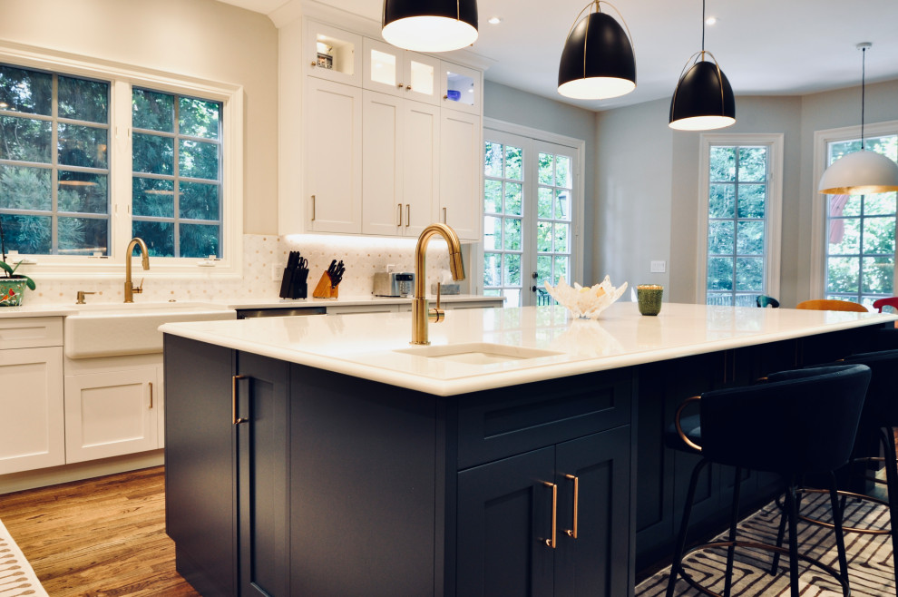 Inspiration for a transitional kitchen remodel in DC Metro