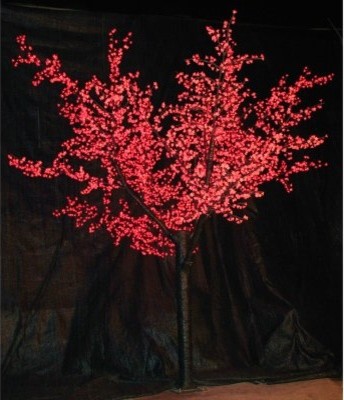 12 ft. Pre-lit LED Cherry Blossom Tree - Red