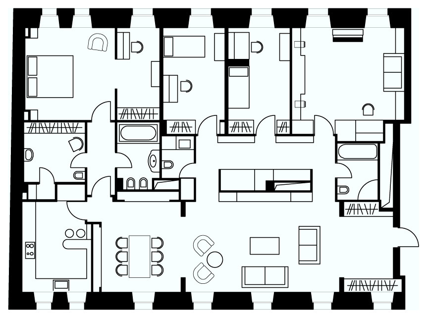 Квартира в историческом центре, Москва