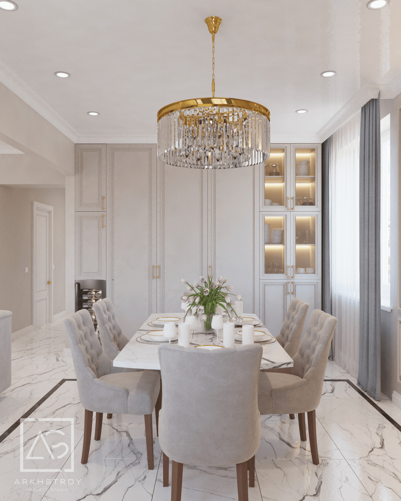 2-х комнатная квартира в Классическом стиле