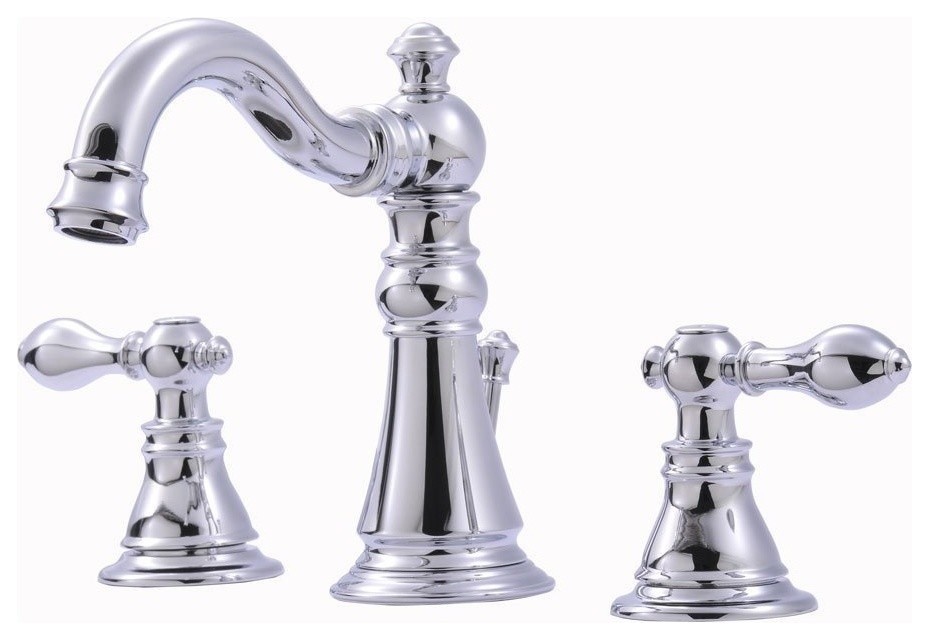 Colwood Dual Handle Chrome Bathroom Sink Faucet With Pop Up Drain