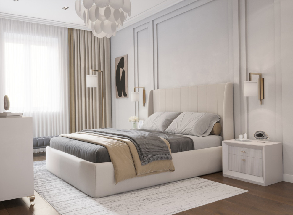 Квартира в светлых тонах.