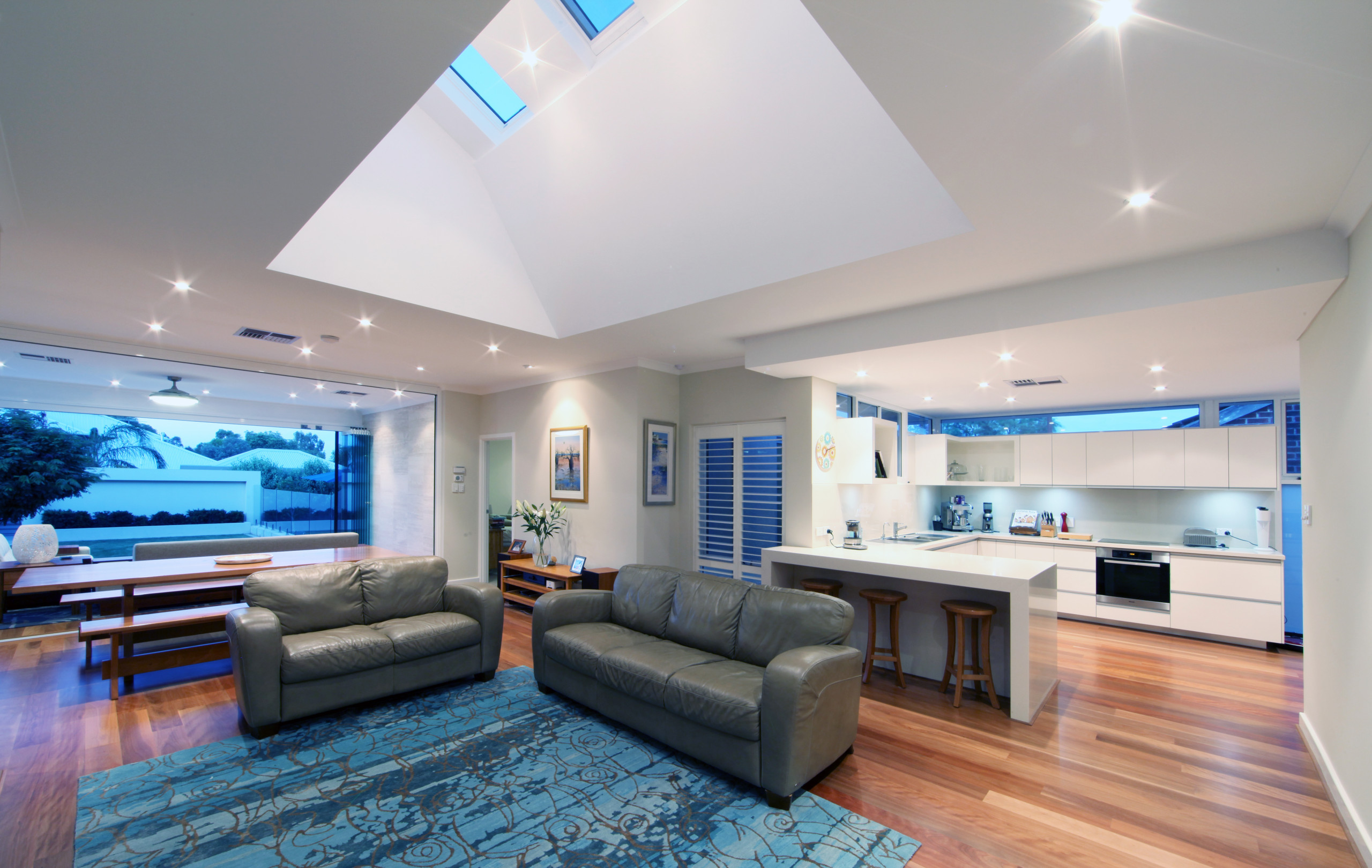 Contemporary Single Storey Extension & Renovation Kitchen/ Living Room