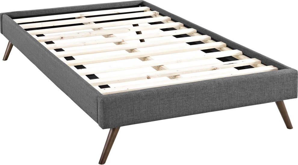 Barnsley Bed Frame Midcentury Platform Beds by HedgeApple Houzz