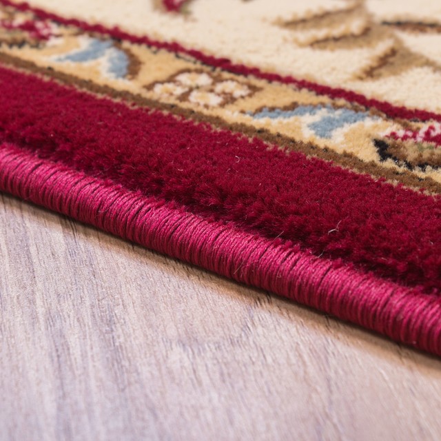 Sultan Sarouk Red Traditional Oriental Persian Floral Formal Area Rug ...