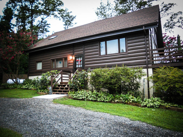 Stanardsville Va Log Cabin Steel Log Siding Rustic Exterior