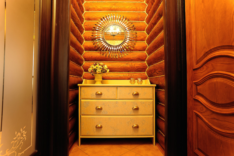 Бревенчатый дом для гостей