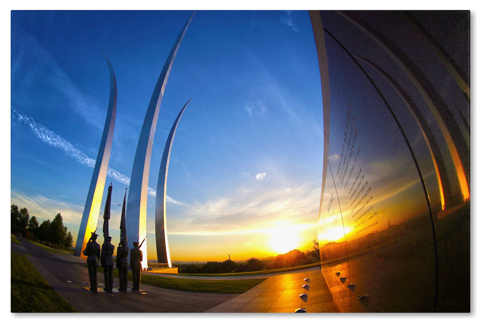 'Air Force Memorial 15' Canvas Art by CATeyes