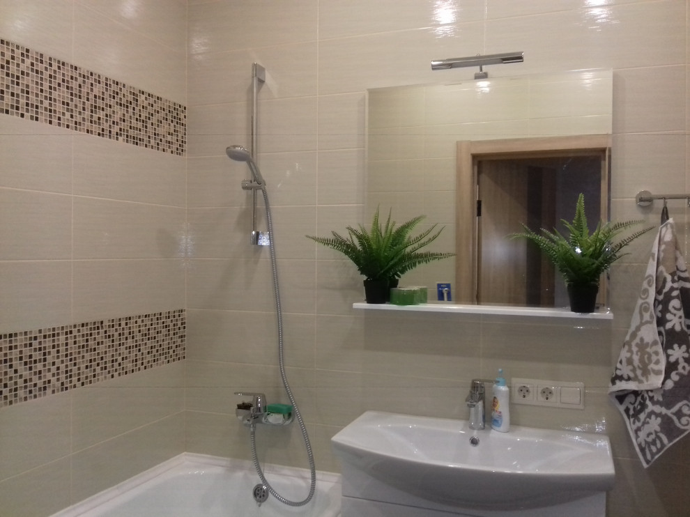 Квартира с зелеными акцентами