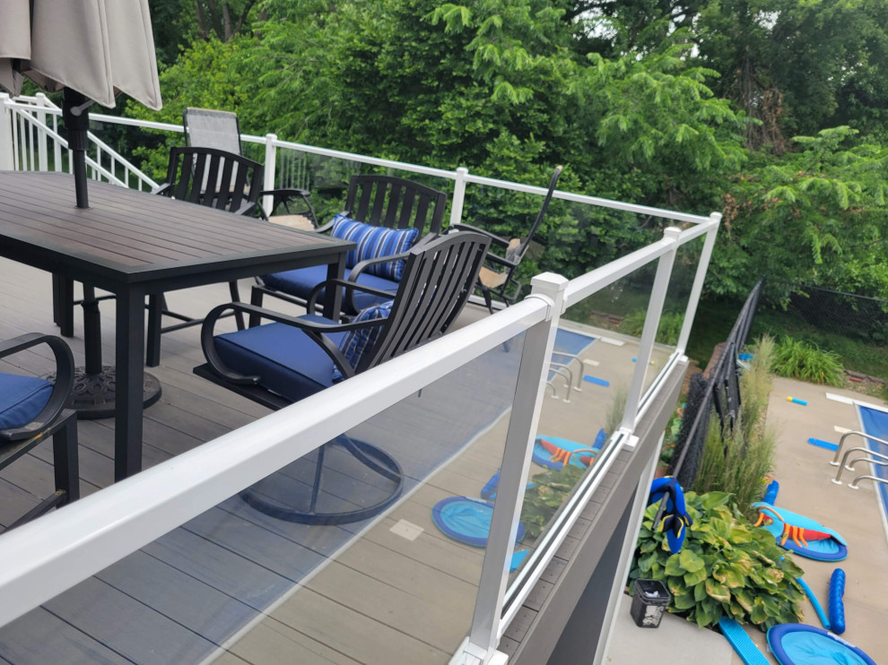 Screen Under Deck with Phantom Sliding Modern Deck Other by