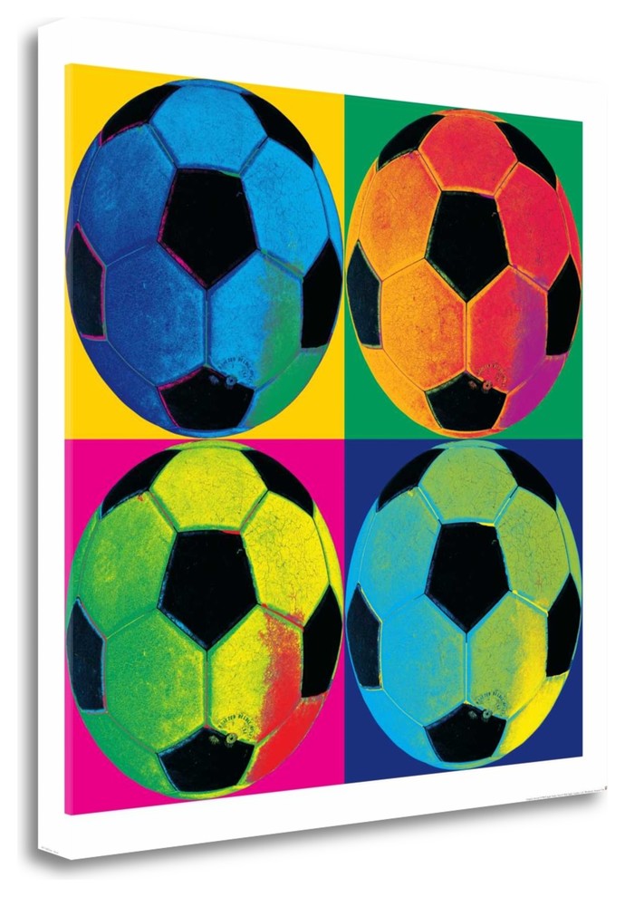 "Ball Four Soccer" By Wild Apple Portfolio, Giclee Print on Gallery Wrap Canvas
