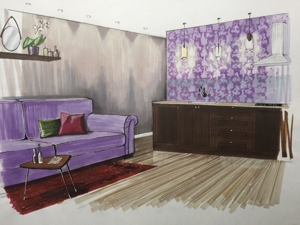 Гостиная. Ул. Василисы Кожиной