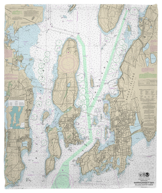Narragansett Bay Nautical Chart