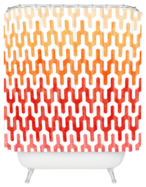 Arcturus Warm 1 Shower Curtain