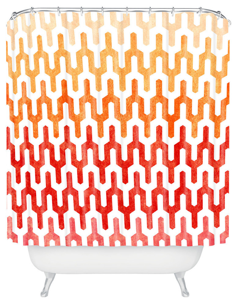 Arcturus Warm 1 Shower Curtain