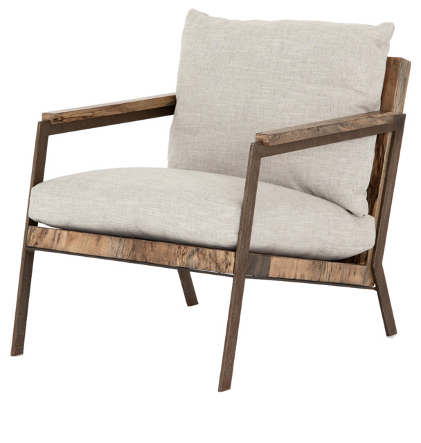 Zoey Chair in Valley Nimbus Rustic Armchairs And Accent Chairs by
