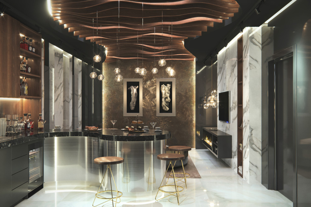 Лаунж и спортзал в частном доме