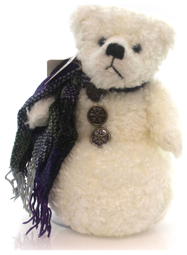 Boyds Bears Plush Fitz Farklefrost Fabric Winter Snowman 91360 for sale online 