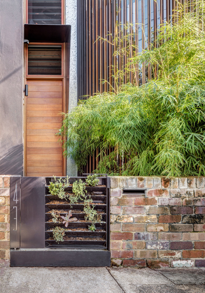 Inspiration for a modern entryway in Sydney.