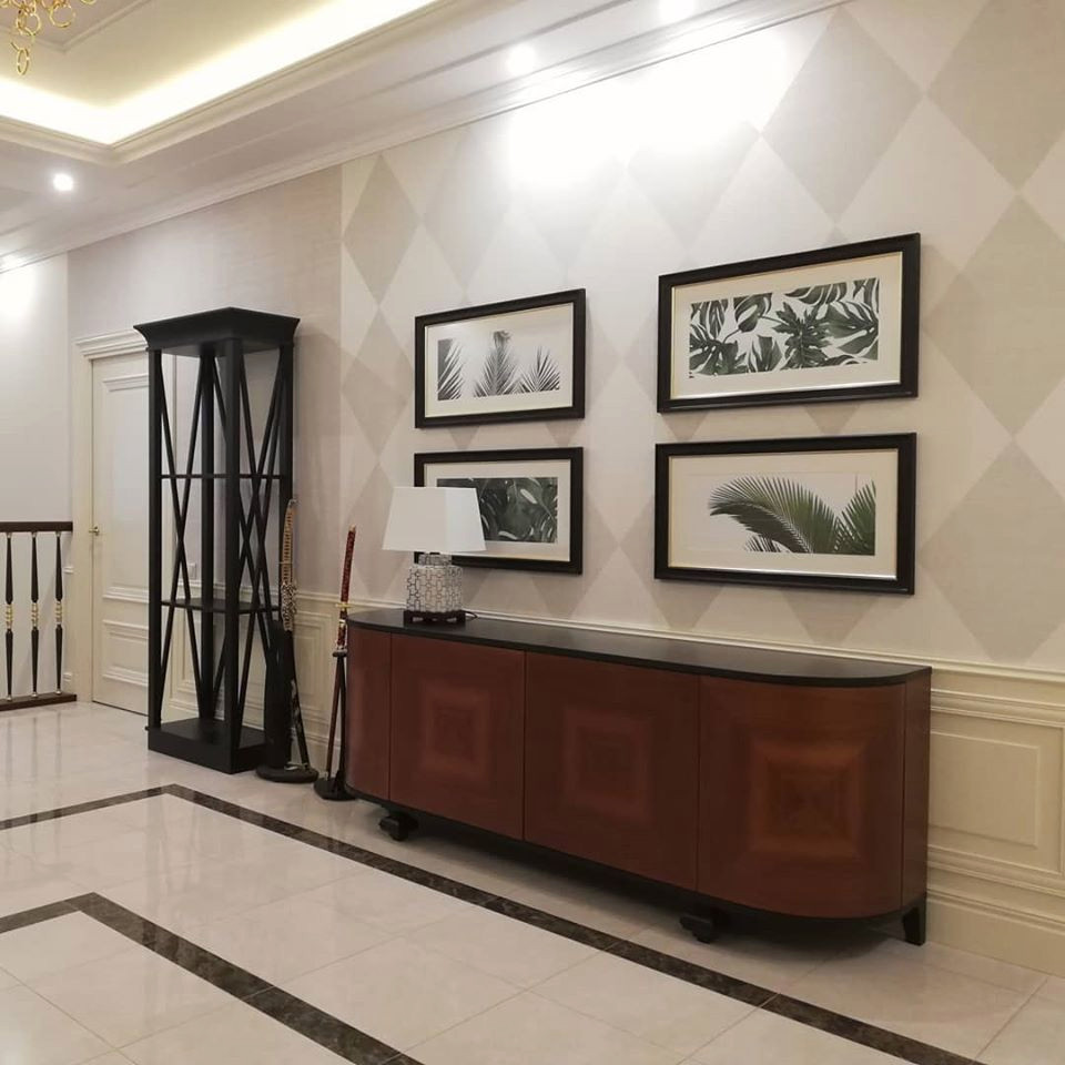 Дом в стиле американская классика, неоклассика. Фото в процессе