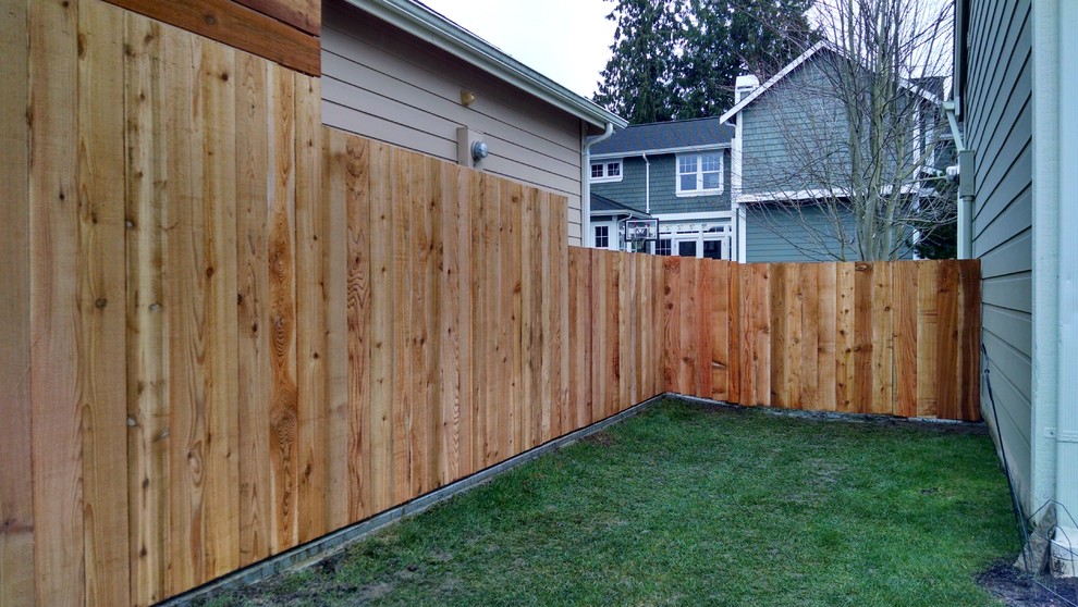 Photo of a rustic landscaping in Seattle.