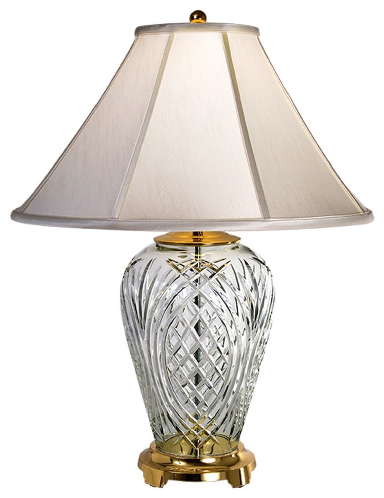 Waterford Kilkenny Table Lamp 29" - Polished Brass - Traditional