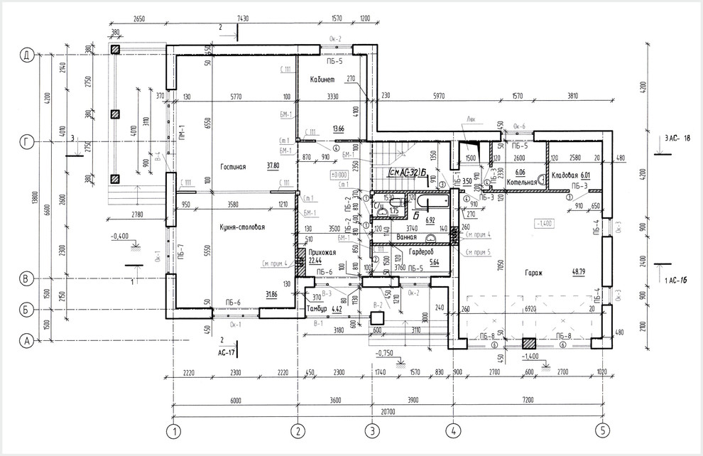 План 1 этажа