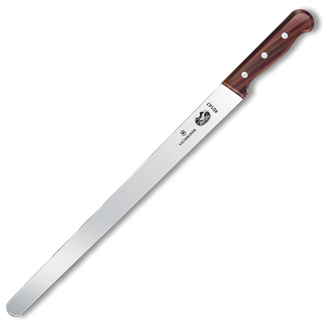 Victorinox 14" Ham Slicer Knife, Straight Edge, Rosewood Handle