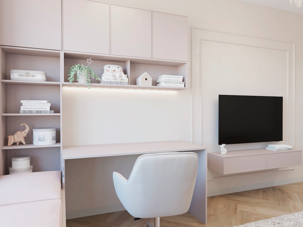 Проект спальни для девочки