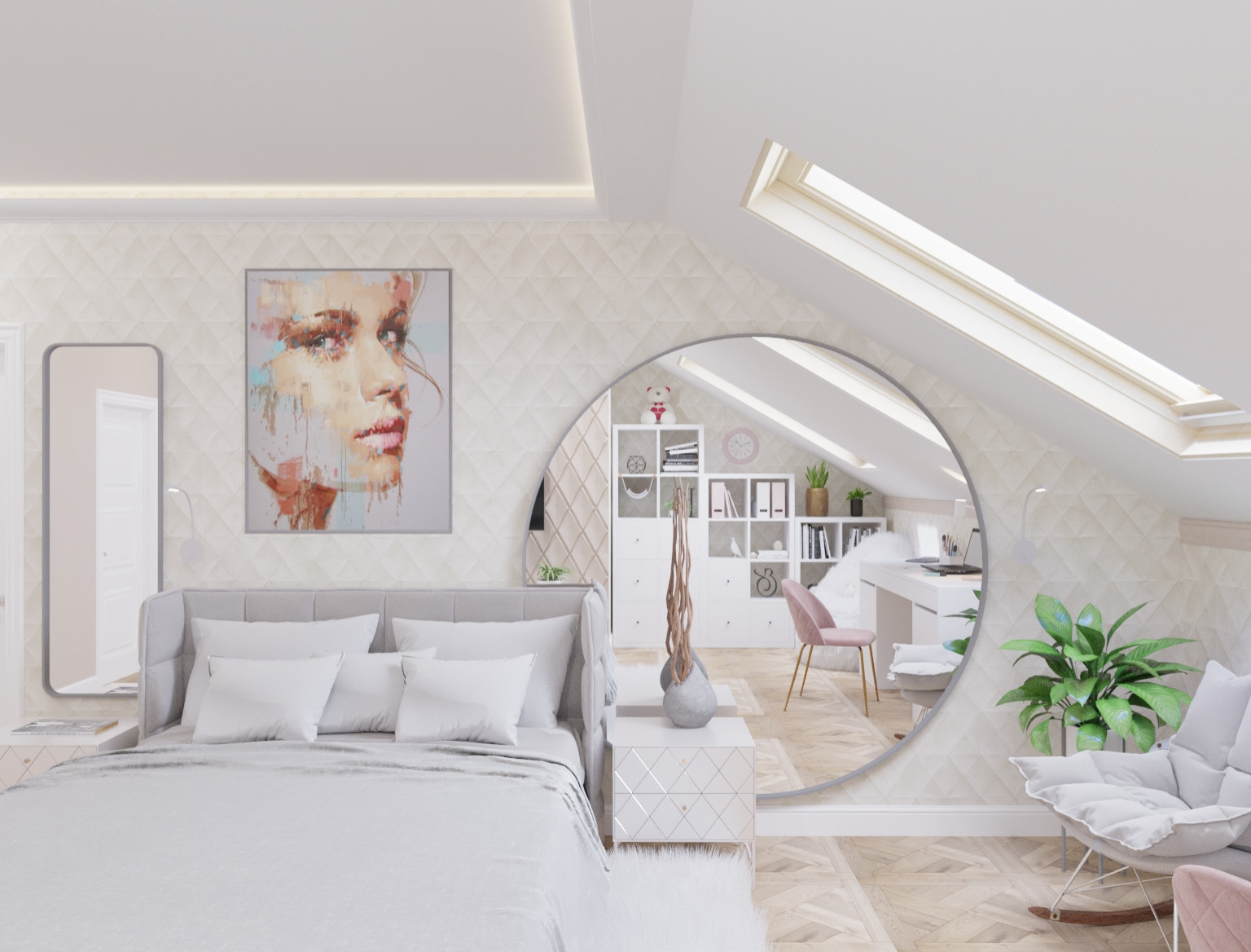 Спальня девочки-подростка