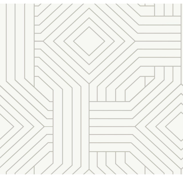 Diverging Diamonds Wallpaper - Contemporary - Wallpaper - by York ...